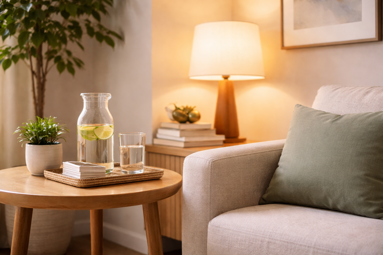 Calm waiting or seating area